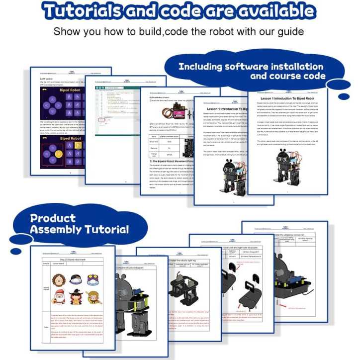 ACEBOTT STEM biped: fun programming, customizable moves, perfect for beginners & robot enthusiasts ACEBOTT STEM biped: fun programming, customizable moves, perfect for beginners & robot enthusiasts