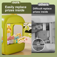 Dinosaures, peluches et éclats de rire : la machine à pinces parfaite pour petits champions en herbe