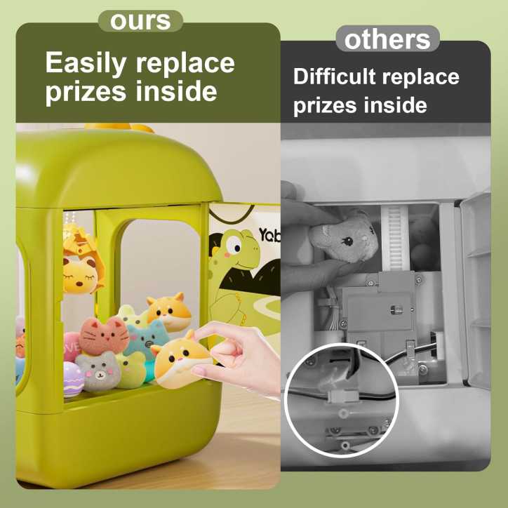 Dinosaures, peluches et éclats de rire : la machine à pinces parfaite pour petits champions en herbe Dinosaures, peluches et éclats de rire : la machine à pinces parfaite pour petits champions en herbe