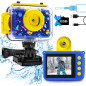 Appareil photo enfant étanche 20MP : selfies fun, vidéos HD & aventures sous-marines à chaque plongée Appareil photo enfant étanche 20MP : selfies fun, vidéos HD & aventures sous-marines à chaque plongée