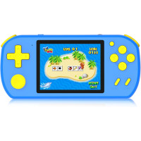 Console Portable Enfants 218 Jeux Rétro Préinstallés Bleu