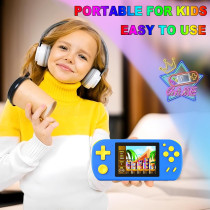 Console Portable Enfants 218 Jeux Rétro Préinstallés Bleu