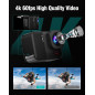 Capture every adventure: 4K action cam, 10m waterproof & 8x digital zoom Capture every adventure: 4K action cam, 10m waterproof & 8x digital zoom