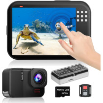 Caméra Sport 4K60fps Étanche 10M avec Écran Tactile 48MP
