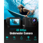 Capture every adventure: 4K action cam, 10m waterproof & 8x digital zoom Capture every adventure: 4K action cam, 10m waterproof & 8x digital zoom