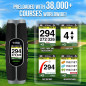 38,000 preloaded courses & stereo sound: play with precision and great vibes