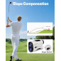 "1200m Golf Rangefinder with slope, 6 modes & ±0.5m accuracy for perfect shots "1200m Golf Rangefinder with slope, 6 modes & ±0.5m accuracy for perfect shots