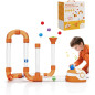 Endless building, music on! Air tube STEM toy, Bluetooth speaker, long battery, safe and rechargeable play Endless building, music on! Air tube STEM toy, Bluetooth speaker, long battery, safe and rechargeable play