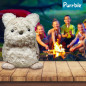 Purrble, peluche interactive anti-stress : cœur vibrant, apaisement instantané, câlins high-tech, sensoriel et unique