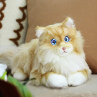 metaCat Persian Robot Cat – Interactive Pet with Voice, Heartbeat & Animation