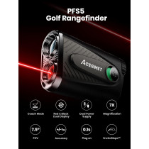 ACEGMET Télémètre Golf 1300yd Slope & Mode Coach 7X Magnif