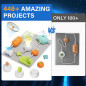 Budding scientist set: Anyeve 448 projects, easy snap parts, colorful guide—practical physics for kids 3–12 Budding scientist set: Anyeve 448 projects, easy snap parts, colorful guide—practical physics for kids 3–12