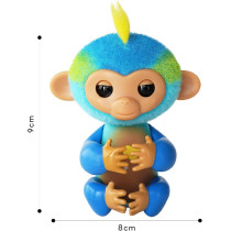 Singe Bébé Interactif 2023 Leo Bleu – 70+ Sons & Réactions