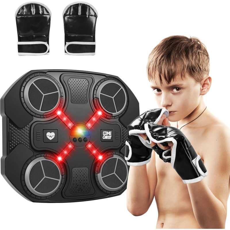 Wall-Mounted Bluetooth Music Boxing Machine Toy for Kids Ages 3-12+