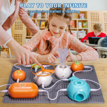 Kit Circuits STEM Enfants 3-12 ans - 64 Projets, Sans Soudure