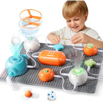 Kit Circuits STEM Enfants 3-12 ans - 64 Projets, Sans Soudure