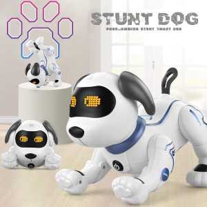Maître des commandes : ton chien robot parle, danse et t’écoute, pour des moments inoubliables en famille !
