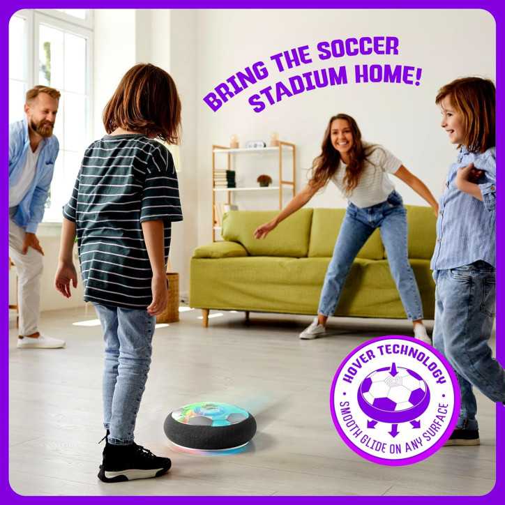 Bring the stadium home: Ninja Blast Hover Soccer, glowing float ball, unstoppable fun on any surface