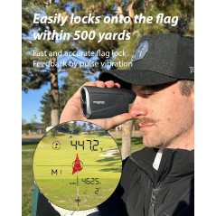 Gogogo Sport Vpro ZeroIn : Télémètre Golf Rechargeable 2500y