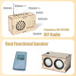 Science en musique : kit radio + haut-parleur DIY, facile, sûr, réel, cadeau idéal pour petits curieux et créatifs