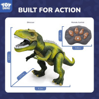 T-Rex interactif : il marche, rugit, s’allume et stimule l’imagination — aventure jurassique sûre dès 3 ans