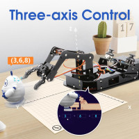 4 DOF ESP32 Robotic Arm Kit for Kids & Teens | STEM DIY Robot Toy