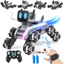 Chien Robot Télécommandé 2.4Ghz avec Sons et Lumières pour Enfants