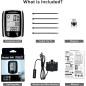 Hilceriy multifunction bike computer: practical design, night light & reliable performance in all weather Hilceriy multifunction bike computer: practical design, night light & reliable performance in all weather