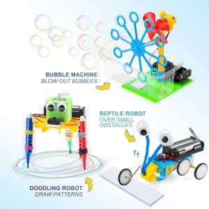 Kit Robotique STEM 6 pièces - Jouets Scientifiques 8-13 ans