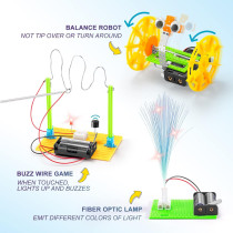 Kit Robotique STEM 6 pièces - Jouets Scientifiques 8-13 ans