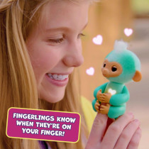 2023 Interactive Baby Monkey Toy – 70+ Sounds & Reactions | Harmony Pink