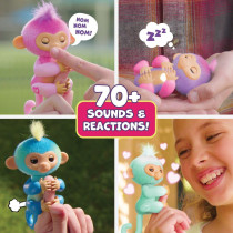 Singe Bébé Interactif 2023 – 70+ Sons & Réactions Rose