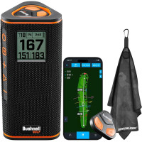 Bushnell Golf Wingman View GPS Speaker | LCD, Wireless Remote, Music & More