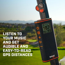 Bushnell Golf Wingman View GPS Speaker | LCD, Wireless Remote, Music & More