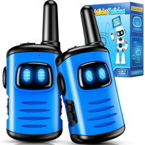 Kids Walkie Talkies for Boys – Mini Robot 2-Pack Birthday Toys Age 3-8