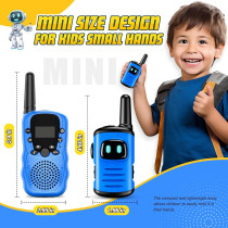 Kids Walkie Talkies for Boys – Mini Robot 2-Pack Birthday Toys Age 3-8