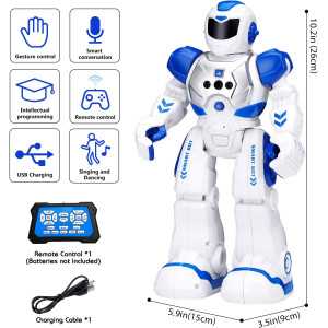 KingsDragon RC Robot Toy for Kids – Interactive Dancing & Singing Gift