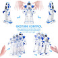 Un jouet high-tech éducatif : robot programmable avec 50 mouvements et autonomie 3h