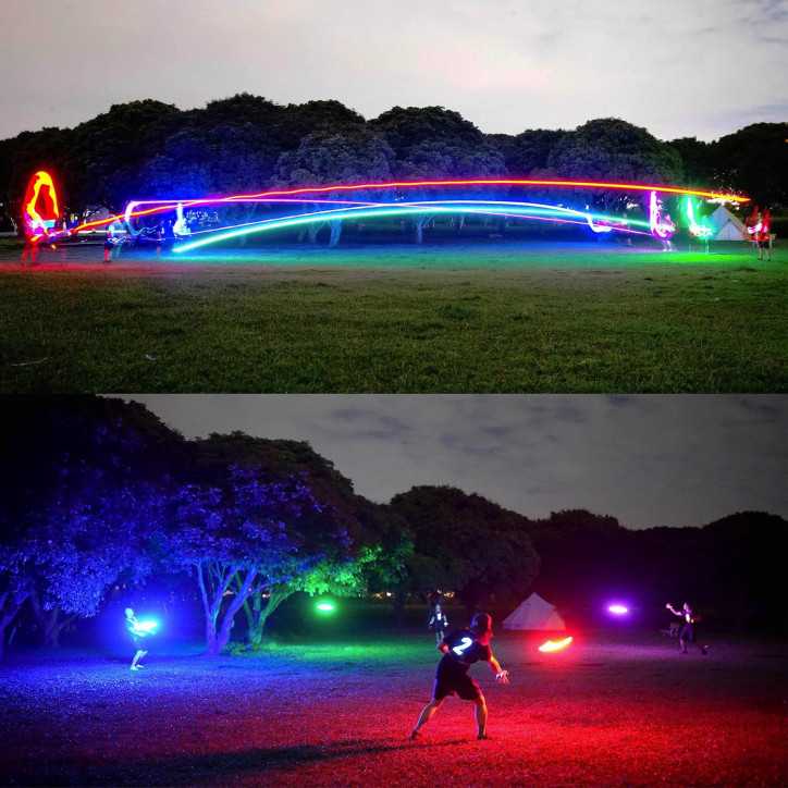 Shine on the field with the waterproof pro-performance rechargeable LED disc