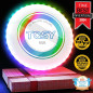 Un frisbee high-tech : 36 LEDs, recharge rapide et vols précis pour un jeu inoubliable