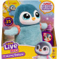 Little Live Pets Pingouin Waddles interactif avec 25+ sons et laisse amovible, dès 5 ans