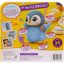 Little Live Pets Pingouin Waddles interactif avec 25+ sons et laisse amovible, dès 5 ans