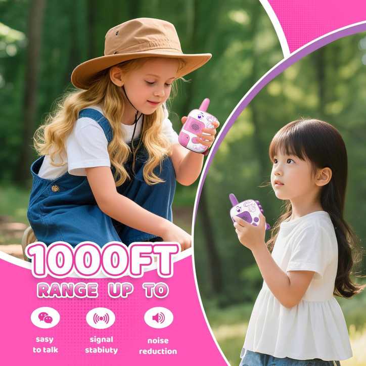 The perfect buddy for toddlers, safe, light & colorful unicorn walkies for endless fun!