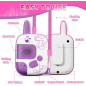 The perfect buddy for toddlers, safe, light & colorful unicorn walkies for endless fun!