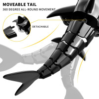 Le requin télécommandé qui nage comme un vrai, avec double moteur, LEDs et 50min de folie aquatique