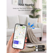 Tracker Tags 4 Pack pour Apple Find My – Localisateur Intelligent