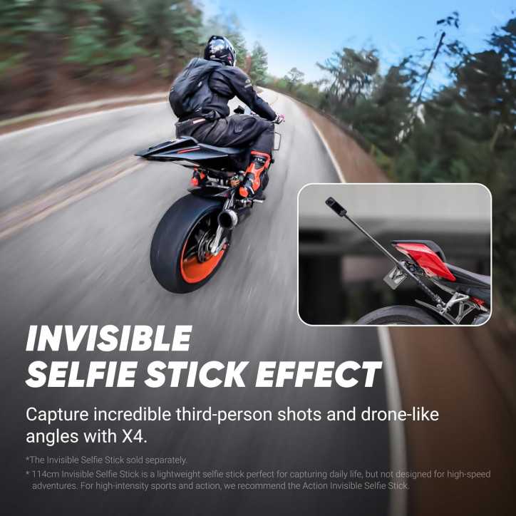 360° adventure in 8K, invisible selfie stick & insane stabilization — Insta360 X4 does it all!