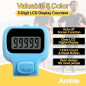 Portable counter with anti-reset design for sports, hobbies & daily activities