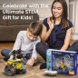 The perfect fun & educational gift: programmable robot with LED eyes and 5 models The perfect fun & educational gift: programmable robot with LED eyes and 5 models