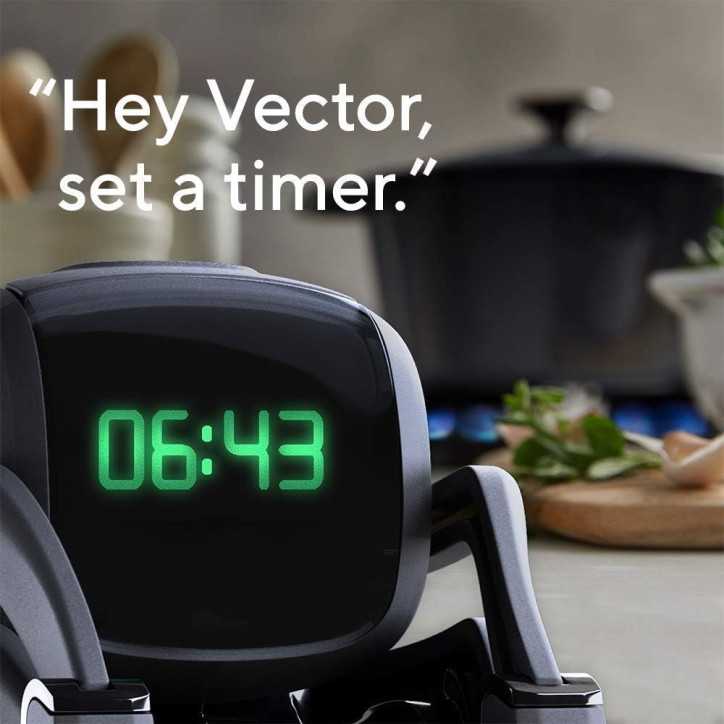 Un ami high-tech à la maison : Vector réagit au son, à la vue et au toucher avec une vraie personnalité